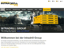 Tablet Screenshot of intradrill.com